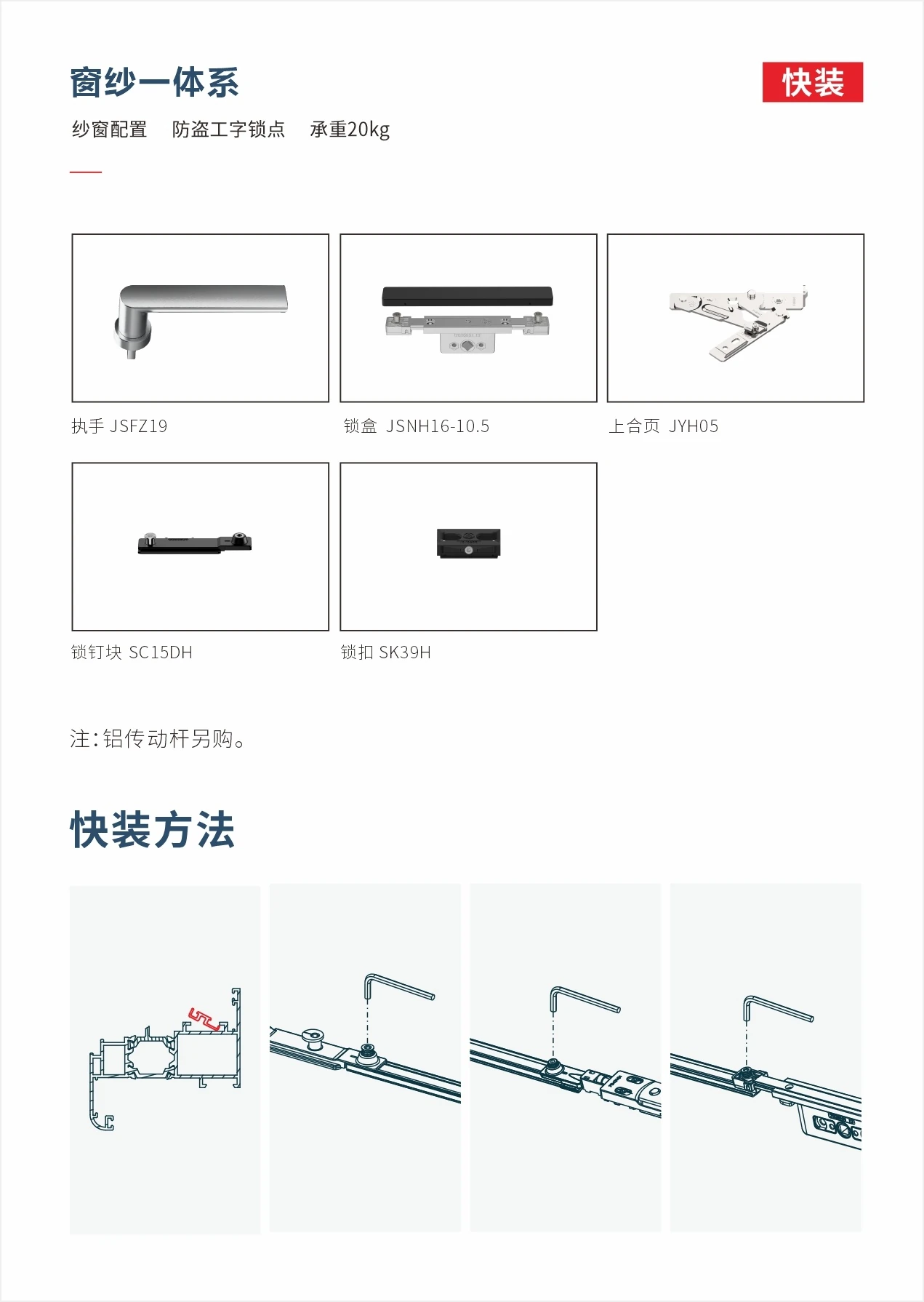 Complete original factory drawing for I-shaped locking point · 20 kg integrated screen configuration