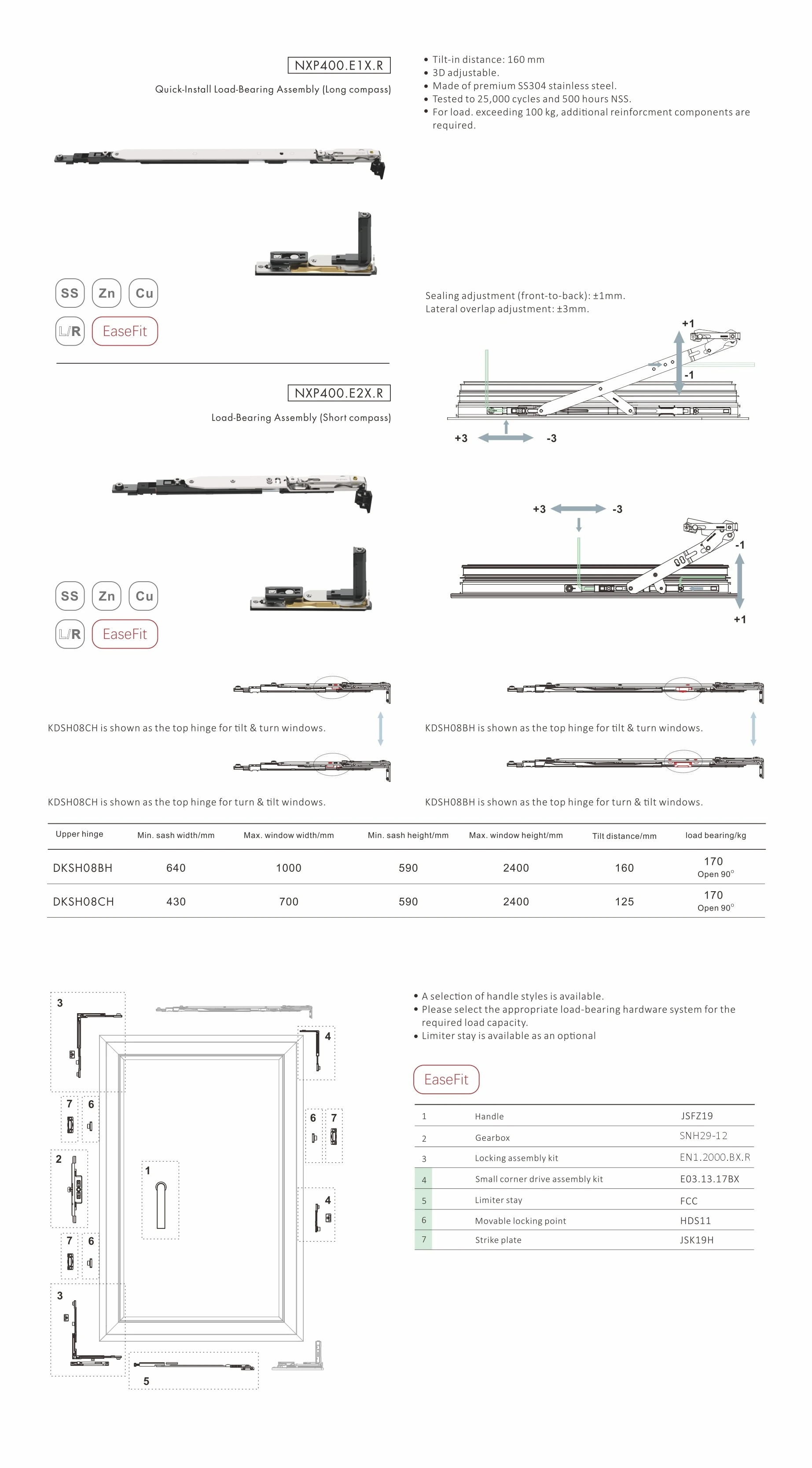 Complete original factory drawing for JNPX400 short tie rod