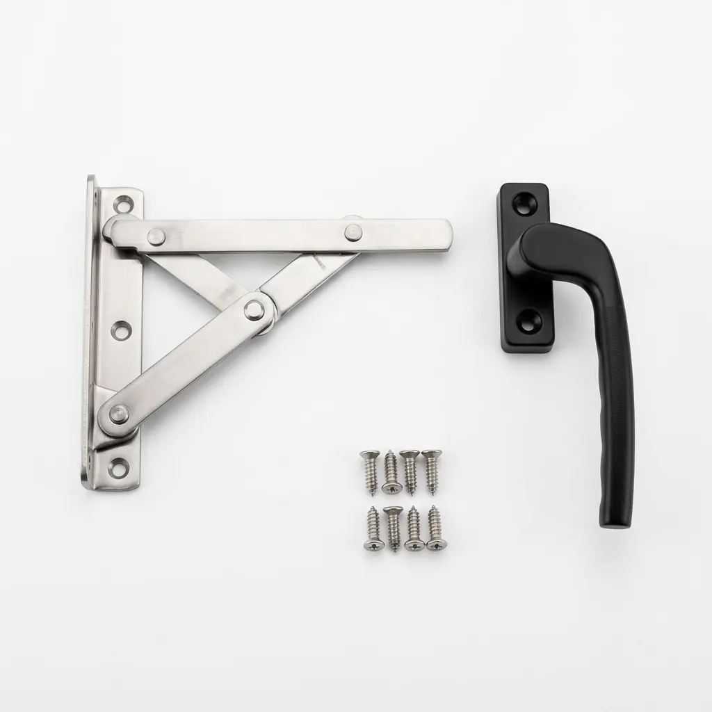 Casement window hardware system