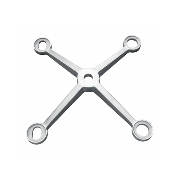 Stainless steel spider fitting for curtain wall glass