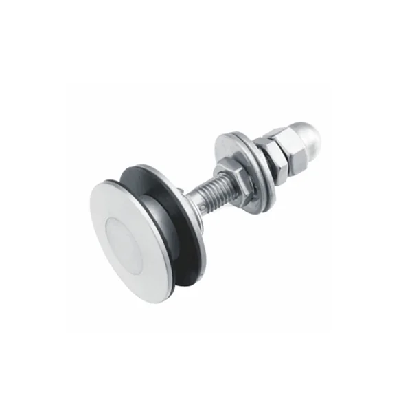 Floating-head routel for a point-fixed glass connection