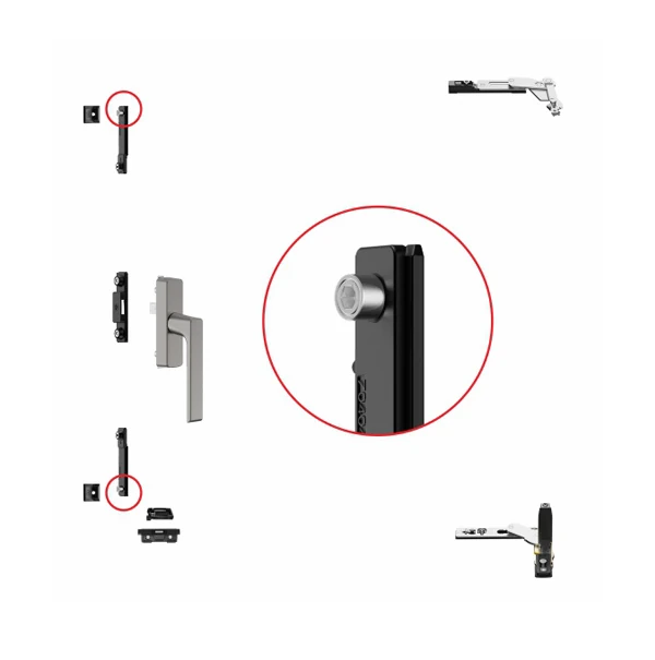JNC710 Fork handle · I-shaped locking point