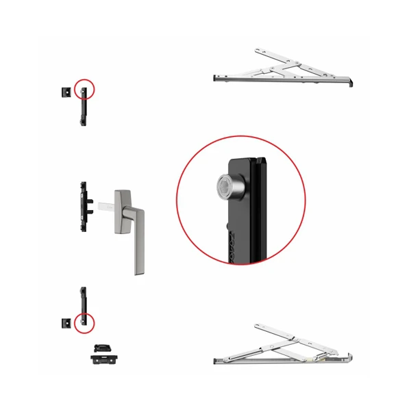 Fork handle + ball locking point Official configuration 26