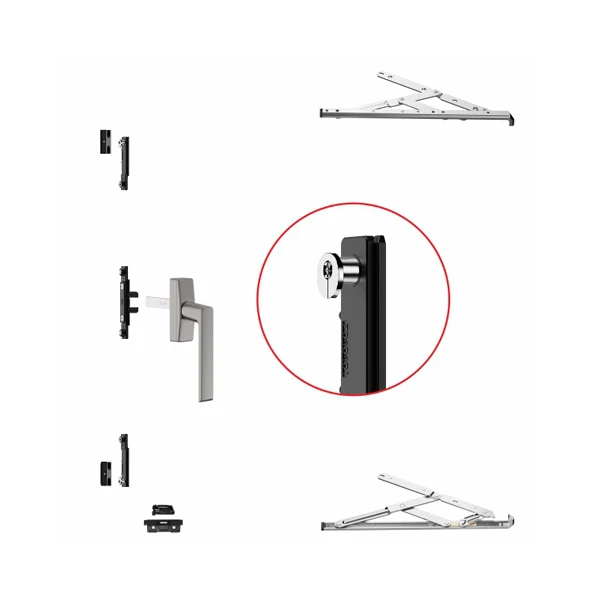 Fork handle + I-shaped locking point Official configuration 27
