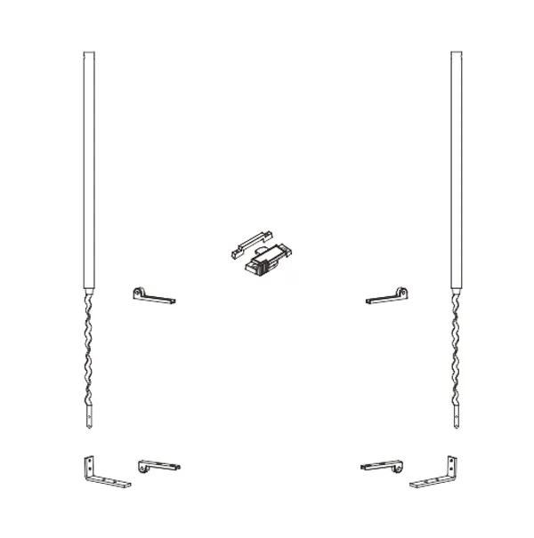 Hung window system Sliding window hardware